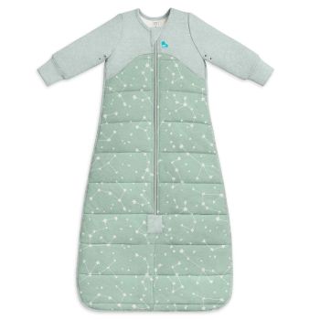 Love to Dream Sleep Bag Quilted Stretch Cotton 2.5Tog Stellar Olive 18-36m