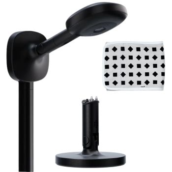 Nanit Pro Baby Monitor & Wall Mount Black + Multi Stand Black + Breathing Wear Band Small
