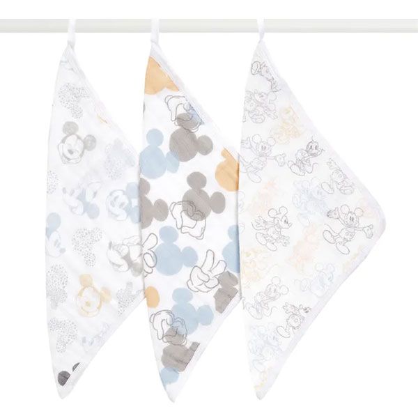 Aden + Anais Mickey & Minnie Washcloths 3pk