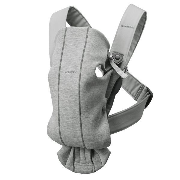 BabyBjorn Baby Carrier Mini Light Grey 3D Jersey
