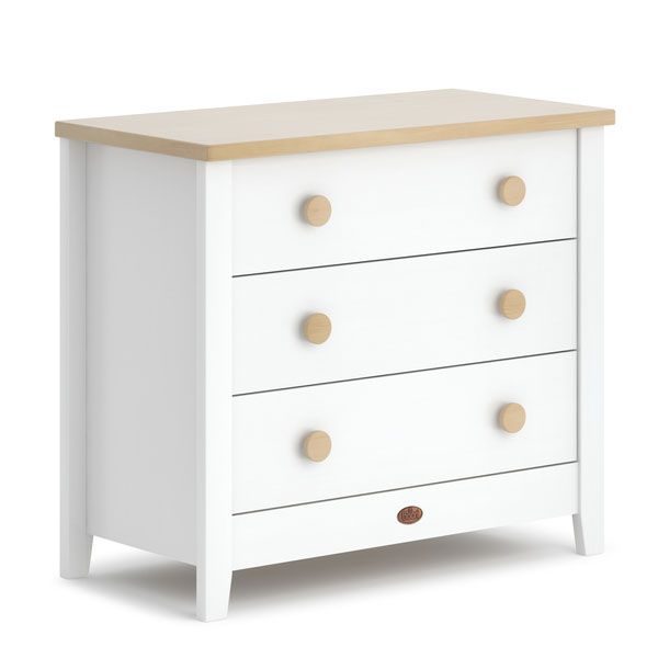 Boori 3 Drawer Chest v23 Barley White Almond