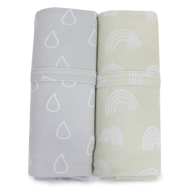 Bubba Blue Nordic Jersey Wraps Grey Sand 2pk