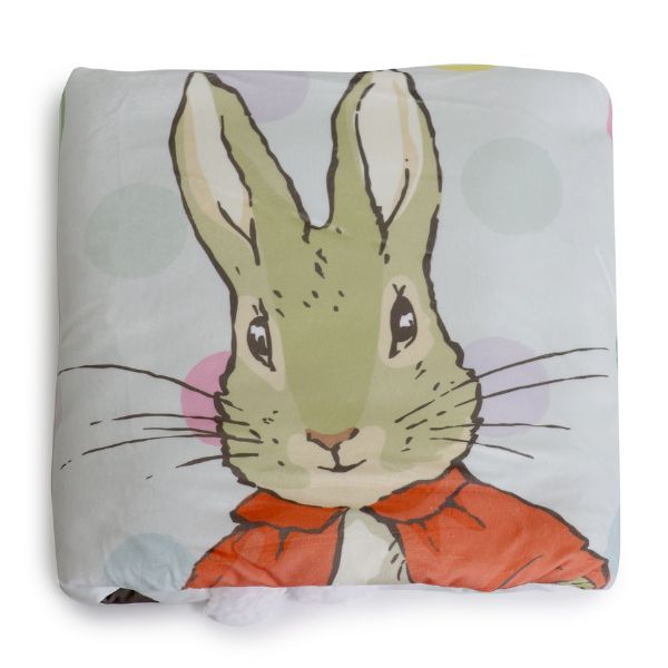 Bubba Blue Peter Rabbit New Adventure Fleece Cuddle Blanket Pink