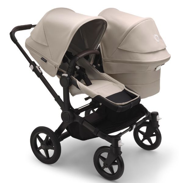 Bugaboo Donkey 5 Duo Stroller Black Desert Taupe Desert Taupe