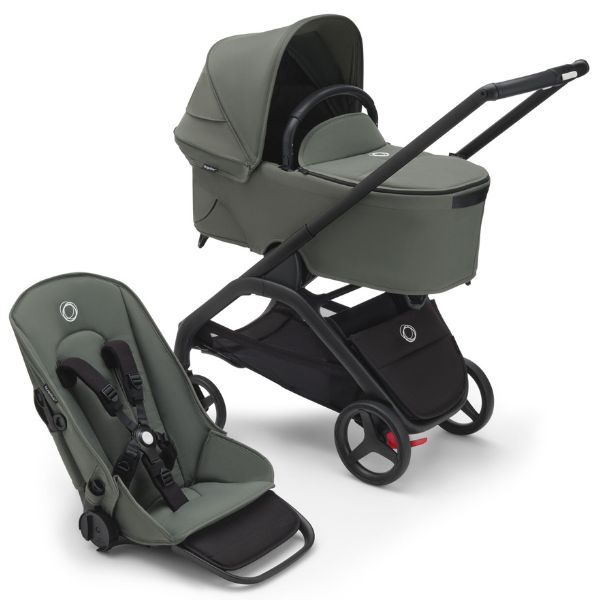 Bugaboo Dragonfly Complete Pram BLACK FOREST GREEN FOREST GREEN Bassinet