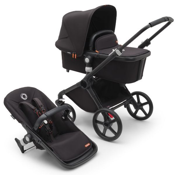 Bugaboo Fox Cub Complete Black Midnight Black Midnight Black BABY KINGDOM