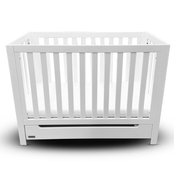 White wooden cot top