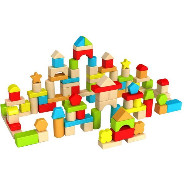 Fat Brain 100pcs Timber Blocks Set