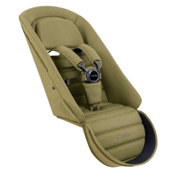 iCandy Peach 7 2nd Seat Fabric Olive Green