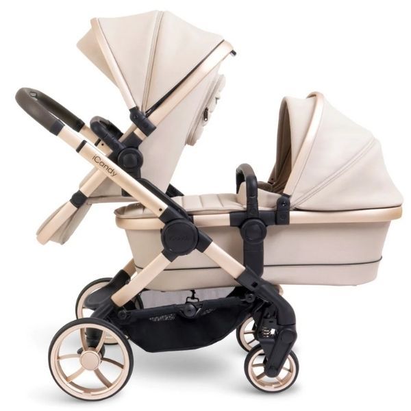 Second hand icandy peach double cheap