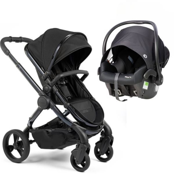 iCandy Peach 7 Cerium Pram TRAVEL SYSTEM includes Maxi Cosi Mico Plus Infant Carrier Isofix with Base Nomad Black