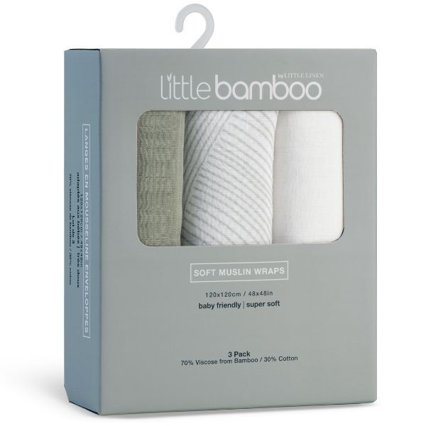 Little bamboo muslin wraps online