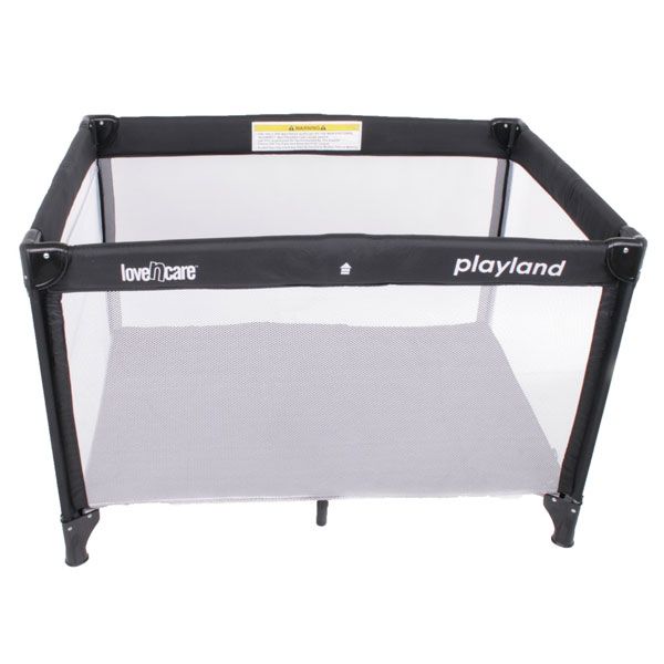 Love n Care Playland Travel Cot Nero