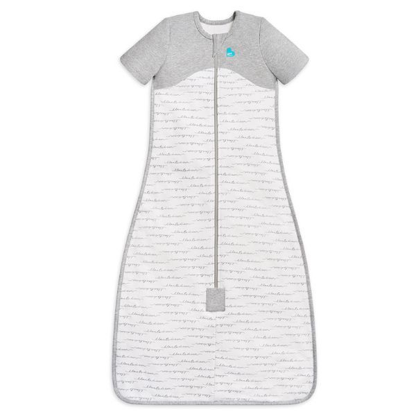 Love To Dream Organic Cotton Sleep Bag 18 36m 1.0Tog White Dreamer