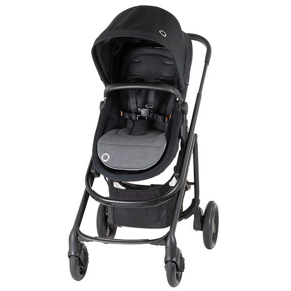 Maxi Cosi Lila CP2 Essential Bassinet Stroller Black