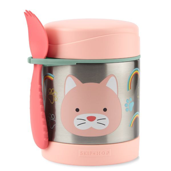 Skip Hop Zoo Insulated Food Jar Cat