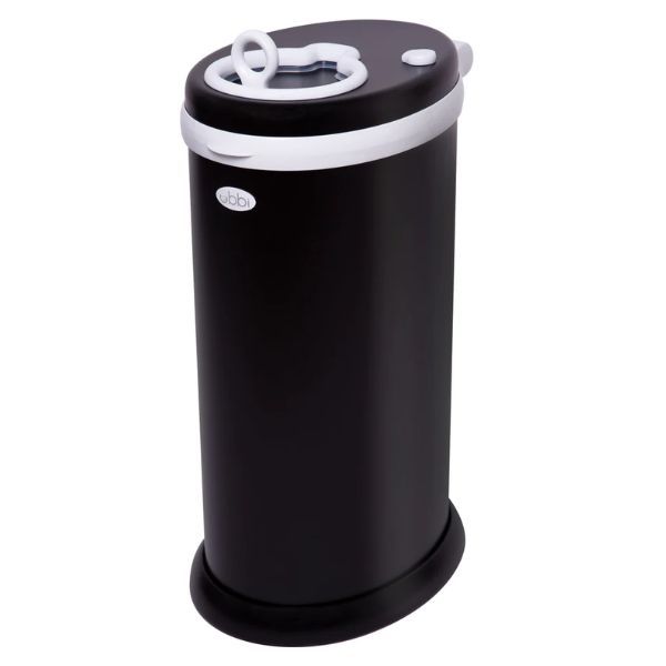 Ubbi Nappy Bin Matte Black