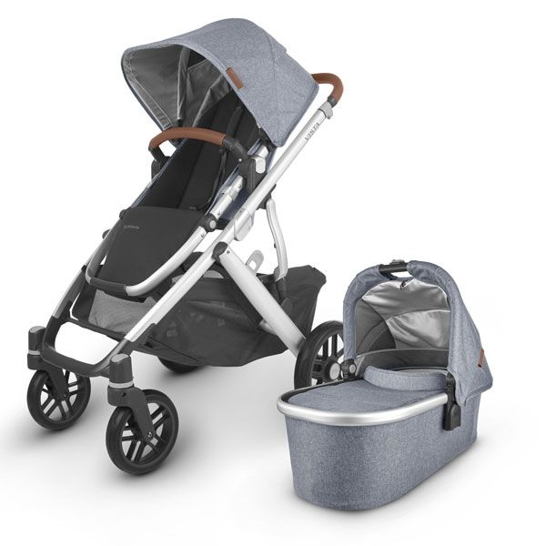UPPAbaby VISTA V2 with Bassinet Blue Melange Gregory