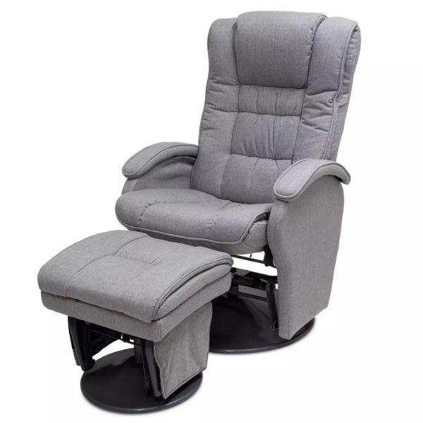 Valco baby eurobell glider misty grey top