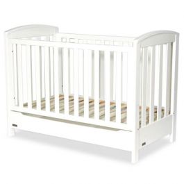 Grotime cot with drawer outlet