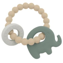 Playground Silicone Elephant Teether Sage