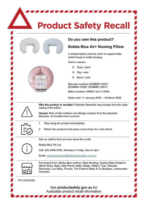 Recall Advertisement